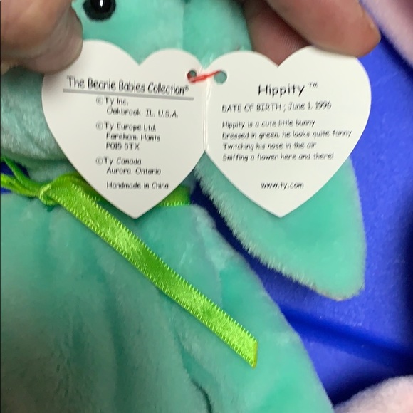 Rare 1996 Hippity Hoppity & Floppity Beanie Babies - Picture 3 of 8